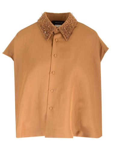 Viscose And Linen Shirt - Fabiana Filippi - Modalova