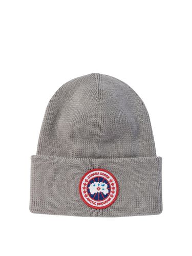 Arctic Logo Patch Knitted Beanie - Canada Goose - Modalova