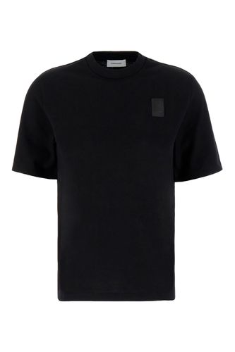 Ferragamo Black Cotton T-shirt - Ferragamo - Modalova