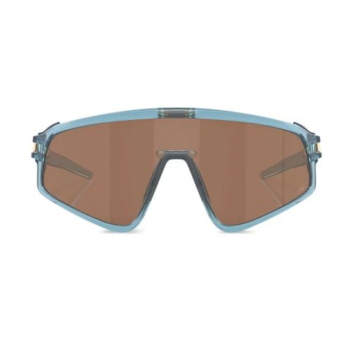 Oo9404 Latch Panel 940408 Transparent Stonewash Sunglasses - Oakley - Modalova