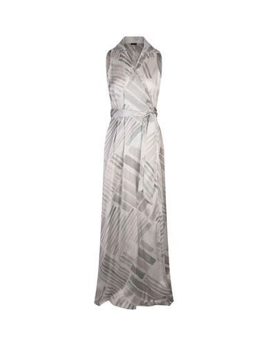 Kiton Printed Silk Wrap Dress - Kiton - Modalova