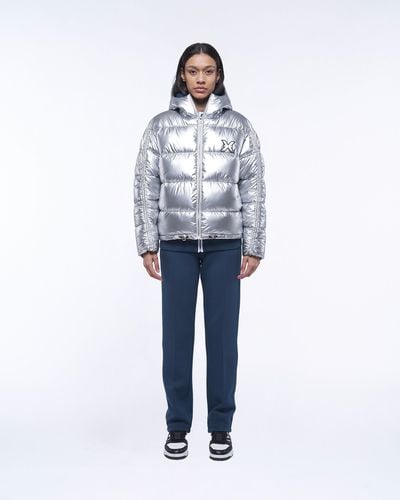 Padded Down Jacket With Logo - John Richmond - Modalova