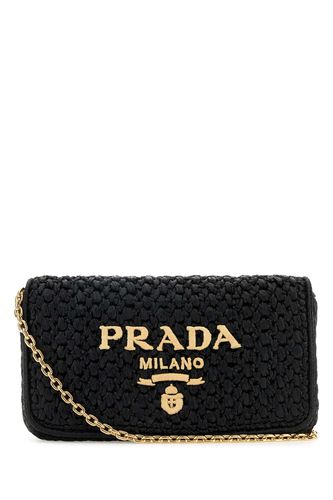 Prada Black Raffia Crossbody Bag - Prada - Modalova