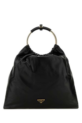 Prada Black Leather Bucket Bag - Prada - Modalova