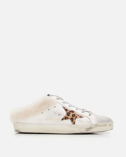 Superstar Leather Sabot - Golden Goose - Modalova