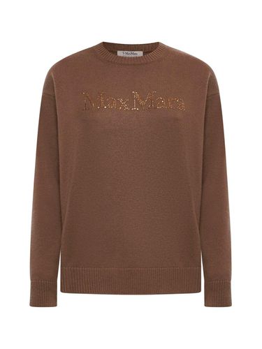 Logo Embellished Crewneck Jumper - 'S Max Mara - Modalova