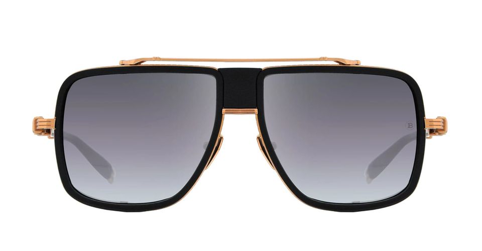 O. r. - Rose Gold / Matte Black Sunglasses - Balmain - Modalova