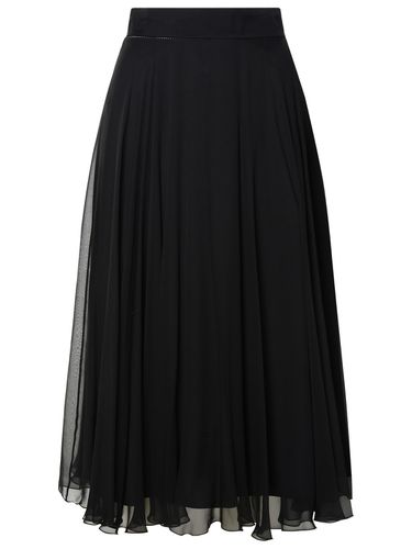 Dolce & Gabbana Black Silk Skirt - Dolce & Gabbana - Modalova