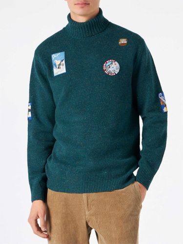 Man Green Turtle-neck Sweater - MC2 Saint Barth - Modalova
