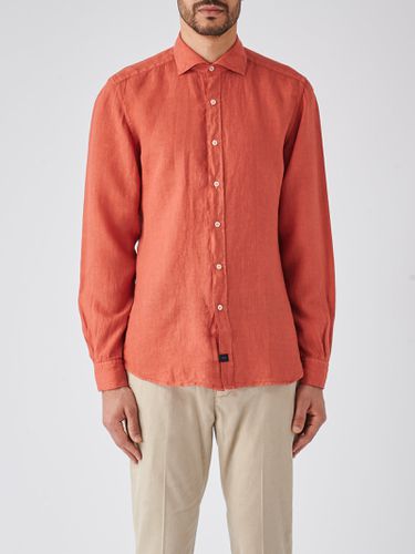 Camicia Collo Francese Tinto Capo Shirt - Fay - Modalova