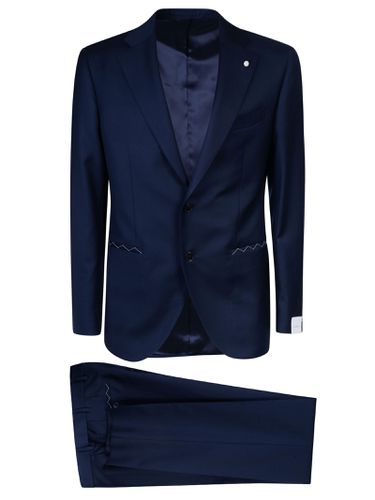 Two-button Fitted Suit - Luigi Bianchi Mantova - Modalova