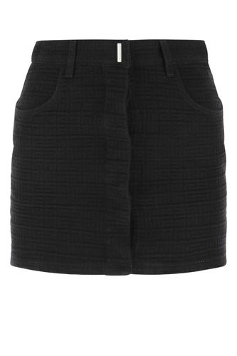Givenchy Black Denim Mini Skirt - Givenchy - Modalova