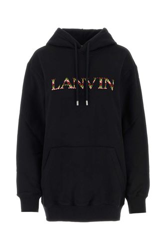 Lanvin Black Cotton Sweatshirt - Lanvin - Modalova