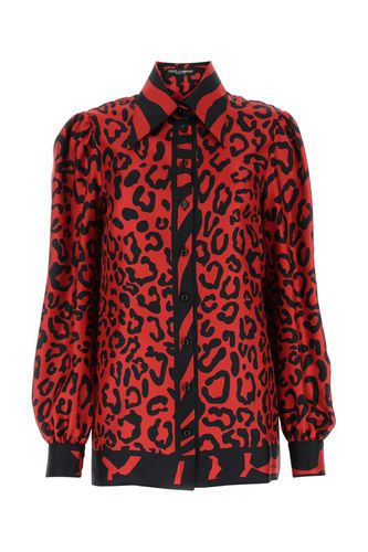 Dolce & Gabbana Printed Twill Shirt - Dolce & Gabbana - Modalova