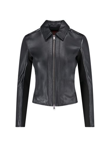 Diesel Crop Biker Jacket - Diesel - Modalova