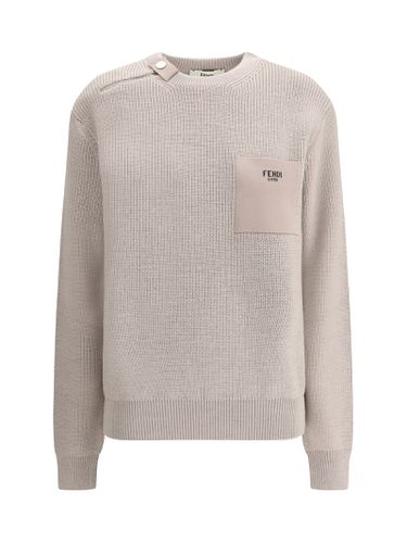 Fendi Ribbed Sweater - Fendi - Modalova