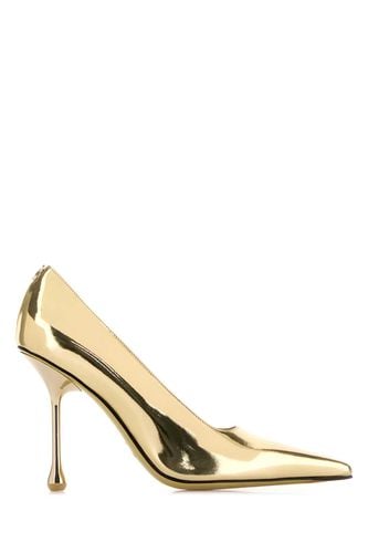 Jimmy Choo Gold Leather Ixia Pumps - Jimmy Choo - Modalova