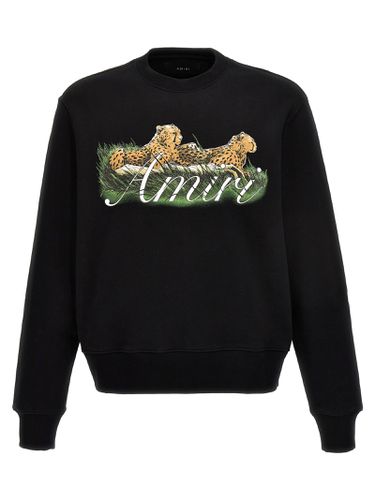 AMIRI cheetah Logo Sweatshirt - AMIRI - Modalova