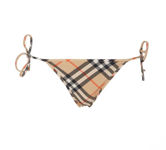 Check-pattern Side-tied Bikini Briefs - Burberry - Modalova