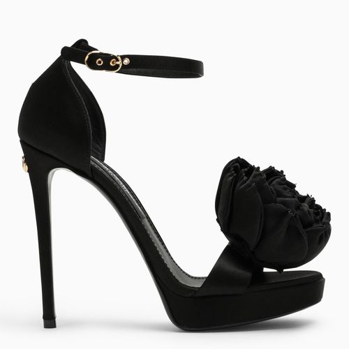 Satin High Sandal - Dolce & Gabbana - Modalova
