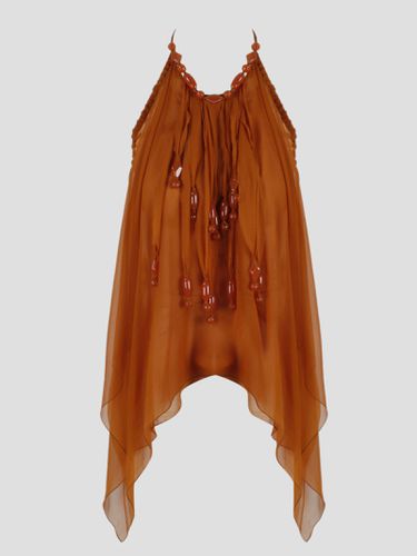 Gemstone Eco-friendly Chiffon Top - Alberta Ferretti - Modalova