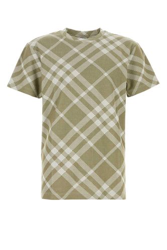 Nova Check Short-sleeved Crewneck T-shirt - Burberry - Modalova