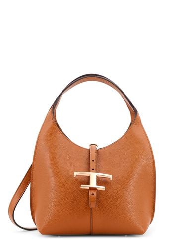 Hand Bag With Timeless T Hook Detail In Leather Woman - Tod's - Modalova