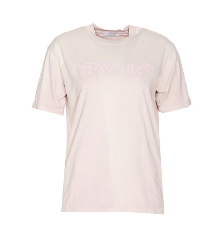 Off-White Laundry Cropped T-shirt - Off-White - Modalova