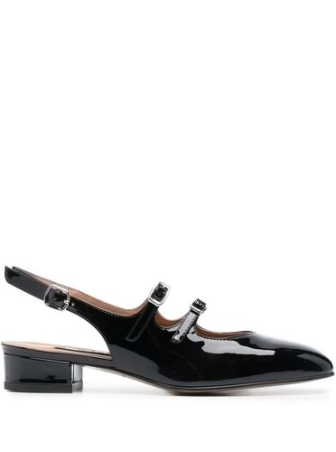 Black Patent Peche Leather Mary Jane Pumps Woman - Carel - Modalova