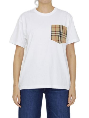 Burberry Checked Crewneck T-shirt - Burberry - Modalova