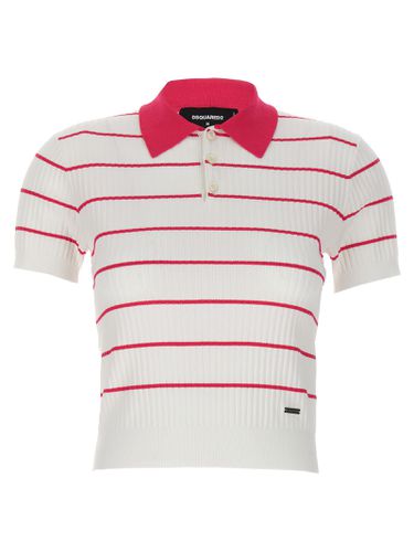 Dsquared2 striped Polo Shirt - Dsquared2 - Modalova