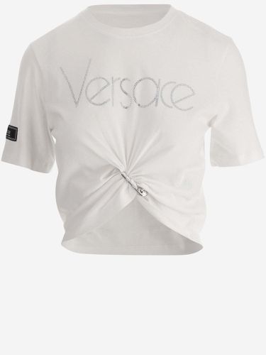 Re-edition T-shirt With Logo - Versace - Modalova