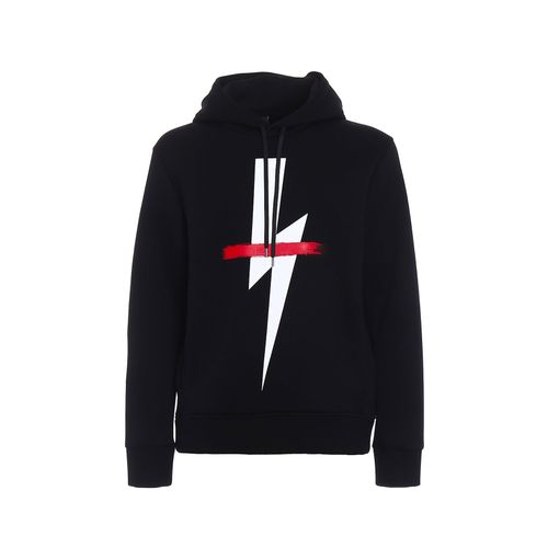 Neil Barrett Logo Hooded Sweatshirt - Neil Barrett - Modalova