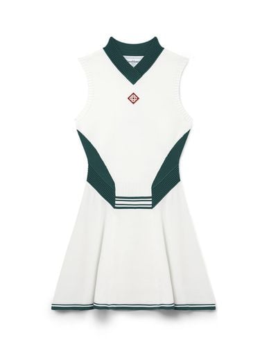 Draped Tennis Dress In And Green - Casablanca - Modalova