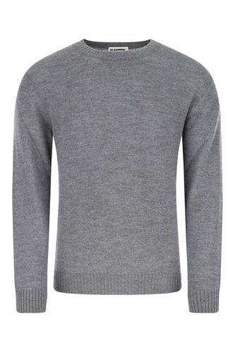 Melange Grey Wool Sweater - Jil Sander - Modalova