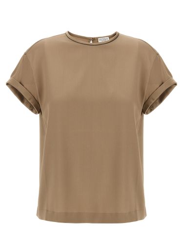 Monile Silk Blouse - Brunello Cucinelli - Modalova