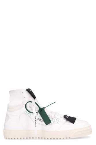 Off- 3.0 Off-court Leather High-top Sneakers - Off-White - Modalova