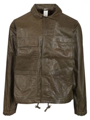 Washed Leather Field Jacket - Giorgio Brato - Modalova