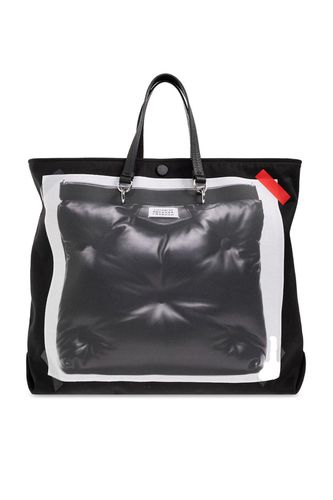 Logo Patch Panelled Tote Bag - Maison Margiela - Modalova