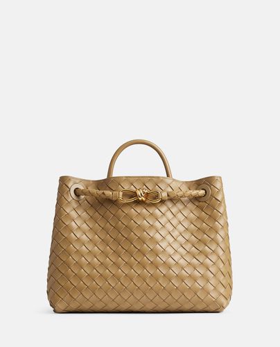 Medium Andiamo Leather Tote Bag - Bottega Veneta - Modalova