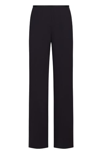 Crepe Wide-leg Trousers - Emporio Armani - Modalova