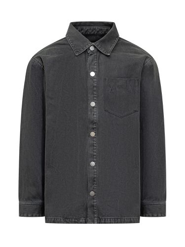 Denim Overshirt - Ami Alexandre Mattiussi - Modalova