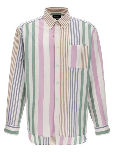 A. P.C. Mateo Striped Oxford Shirt - A.P.C. - Modalova