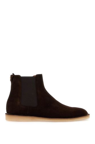 Suede Ankle Boots For - Dolce & Gabbana - Modalova