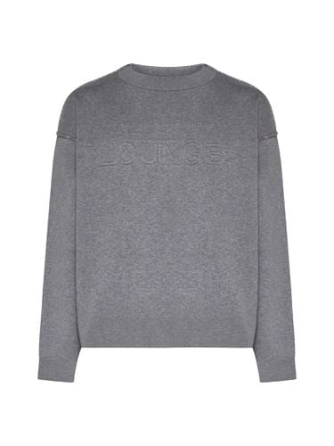 Knit Cotton Blend Pullover - Off-White - Modalova