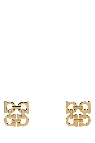 Ferragamo Gold Metal Earrings - Ferragamo - Modalova