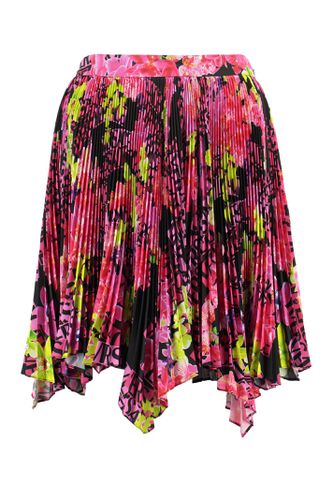 Versace Printed Pleated Skirt - Versace - Modalova