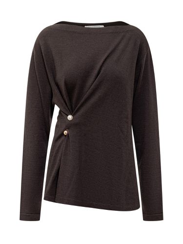 Pin Applique Round Neck Long-sleeved Sweater - Philosophy di Lorenzo Serafini - Modalova