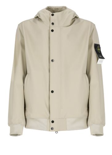 Stone Island Jacket With Logo - Stone Island - Modalova