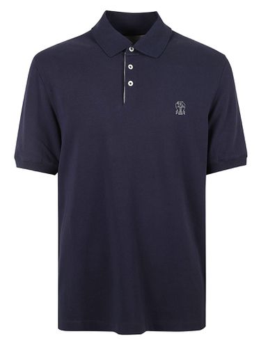 Chest Logo Regular Polo Shirt - Brunello Cucinelli - Modalova